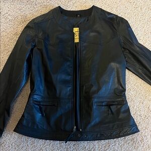 STS Ranchwear Women's Black Leather Jacket